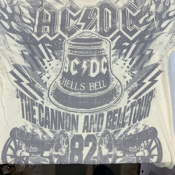 Rockware Other - AC/DC Rockware The Cannon And Bell Tour 1982 T-Shirt L 50% Cotton/50% Polyester